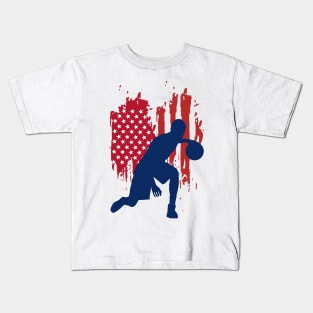 BASKETBALL USA Kids T-Shirt